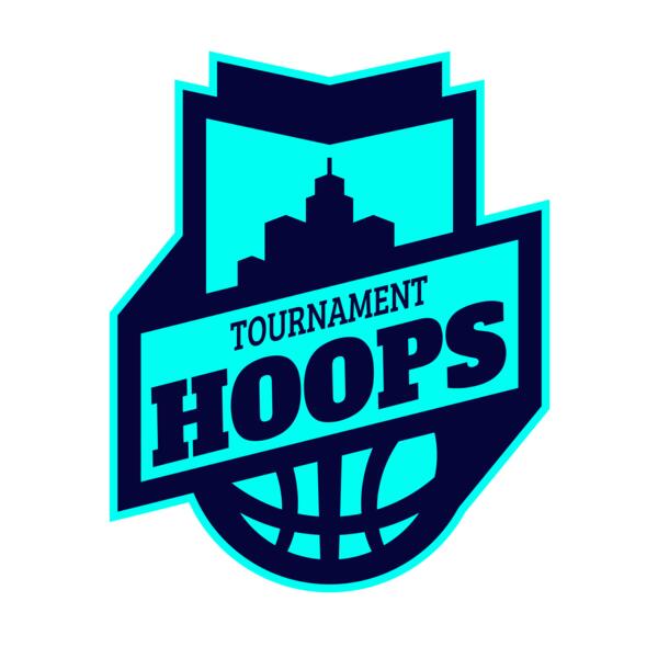 Hoops Tournament Basketball logo template Miniatura