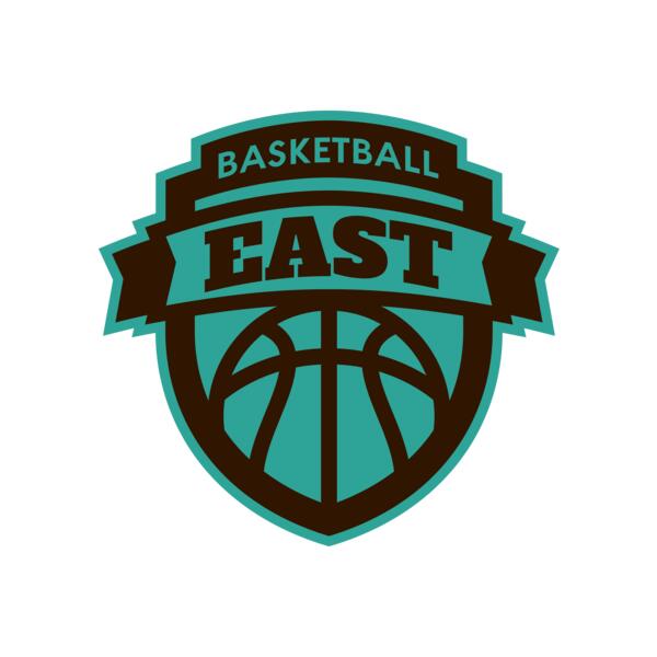 East Basketball logo template Miniatura