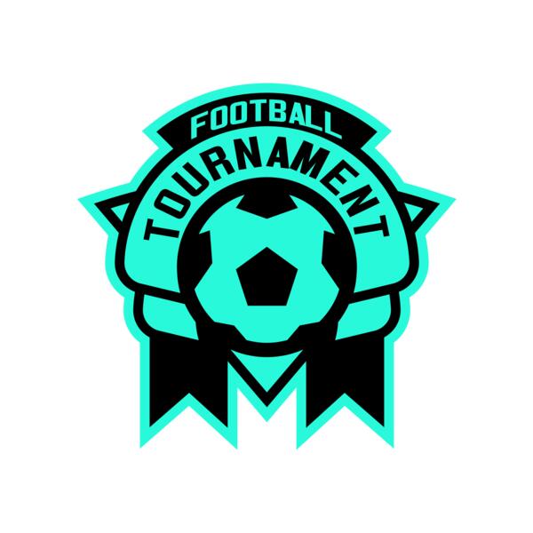 Tournament Football logo template Miniatura
