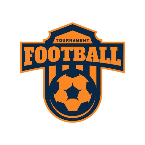 Football Tournament logo template Miniatura