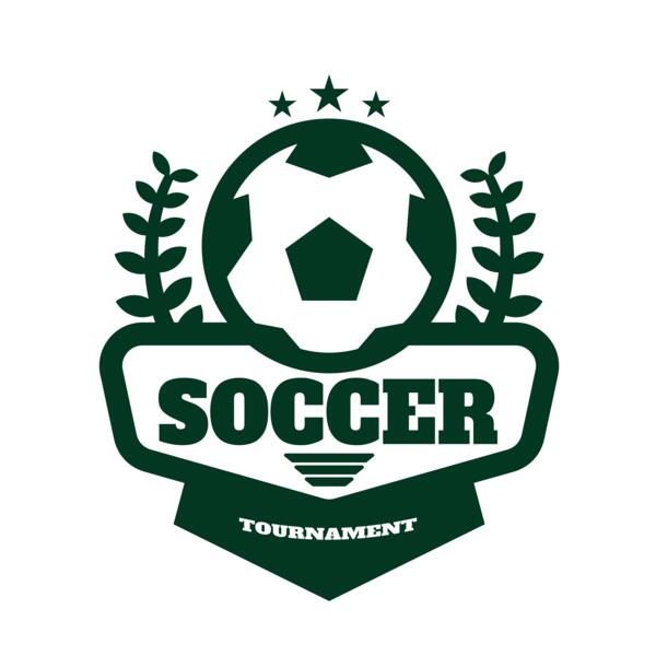 Soccer Tournament logo template Miniatura