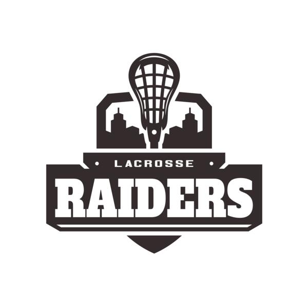Raiders Lacrosse Logo Template Miniatura