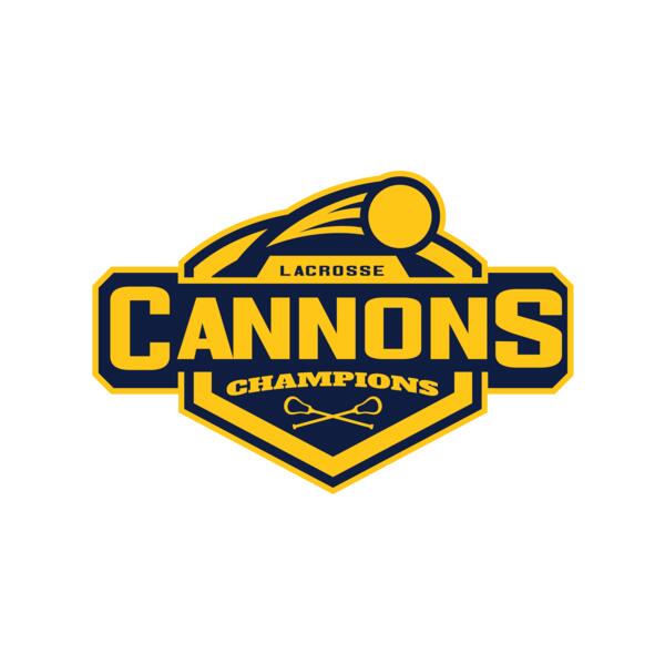 Cannons Champions Lacrosse Logo Template Miniatura