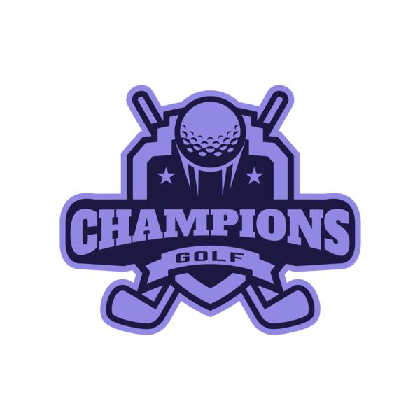 Champions Golf logo template Miniatura