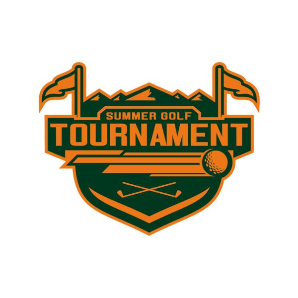 Tournament Summer golf logo template	02 Miniatura