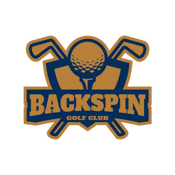 Backspin Golf Club logo template Miniatura