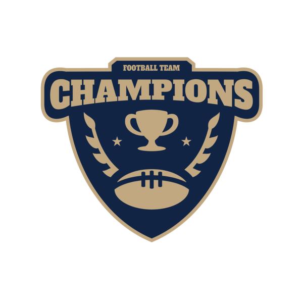 Champions Football Team logo template Miniatura
