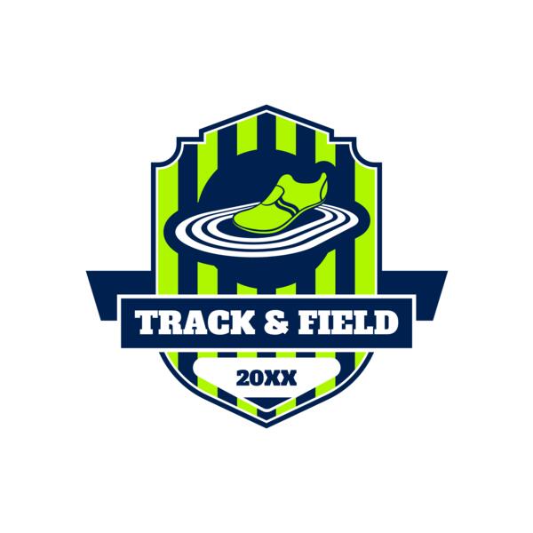 Track and Field Team Logo 02 Miniatura