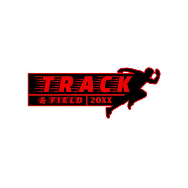 Track & Field Team Logo 08 Miniatura