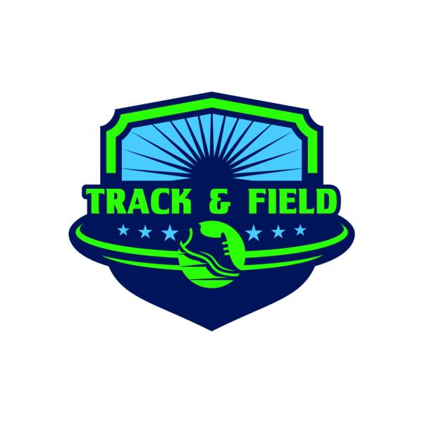 Track & Field Team Logo 12 Miniatura